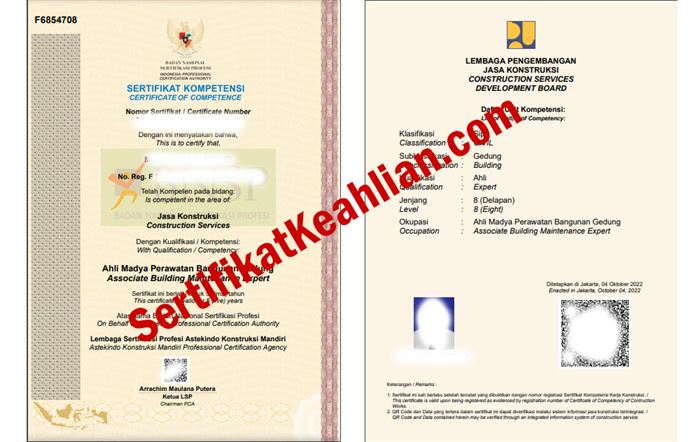 SKK Konstruksi ME041003 Ahli Madya Pesawat Lift dan Eskalator